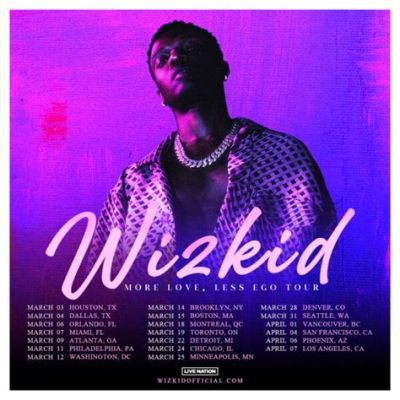 Wizkid's More Love, Less Ego Tour: A Celebration of Afrobeat Brilliance and Unforgettable Stage Presence!